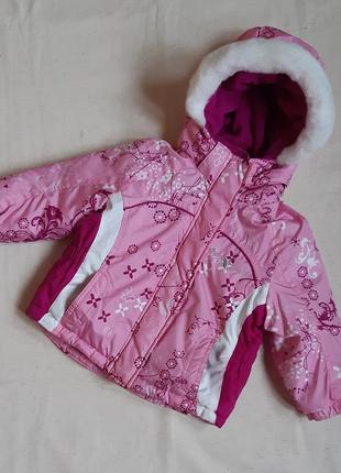 Куртка zeroxposur сша евро зима розовая на 12 месяцев (74-80см)