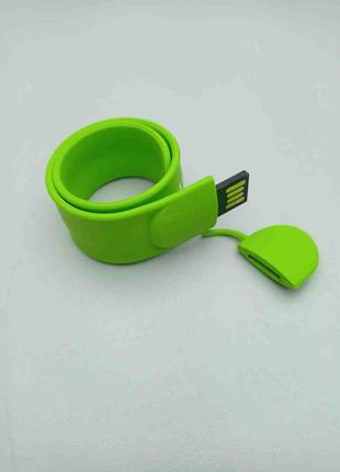 USB Flash флешка Б/У Силіконовий USB флешнакопичувач Браслет 32Gb