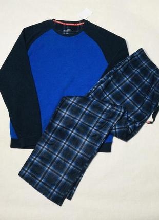 Флисовый мужской домашний комплект / теплая пижама c&a.