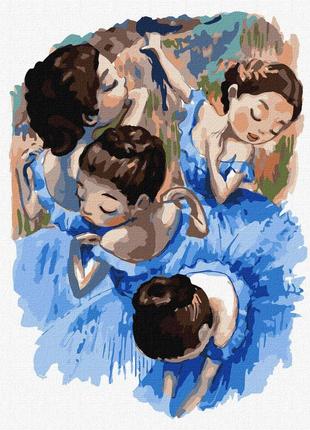 Картина за номерами "тендітні балерини" ідейка kho4886 30х40 см