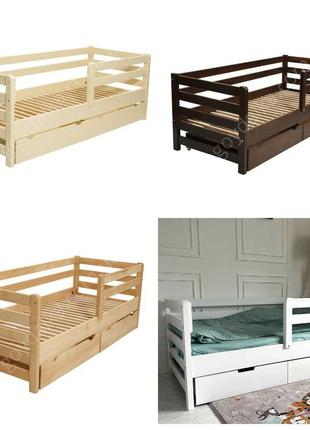 Ліжко дитяче AURORA (бук), з ящиками, розмір 80х160, 90х190(20...