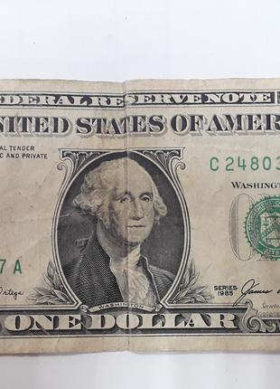 1 долар США 1985