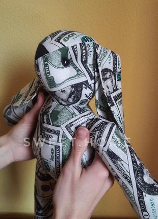 Текстильная игрушка долларовый кролик, символ года 2023,подаро...