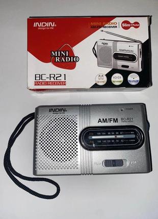 Мини радиоприёмник на батарейках Indin BC-R21 (FM\AM)