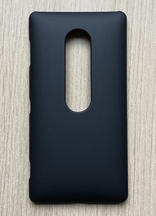 Sony Xperia XZ2 Premium чехол - бампер чёрный, матовый, удароп...