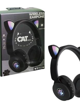 Бездротові навушники bluetooth "Wireless earphone ST77M" Чорні