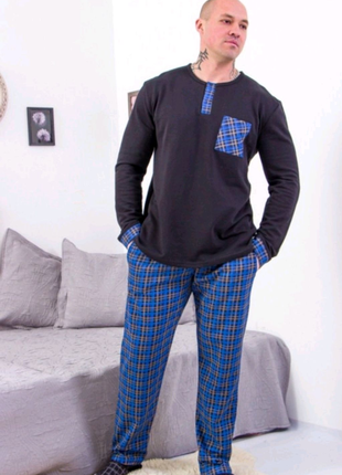 Пижама мужская на флисе новые с46 по 52размер в наличии