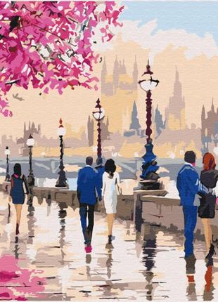 Картина по номерам Прогулка по романтическому Лондону 40х50