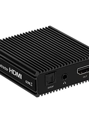 Оригінальна модель Ewin] Розділювач звуку HDMI, роздільник зву...