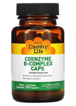 Комплекс витаминов группы Б Country Life Coenzyme B-Complex дл...