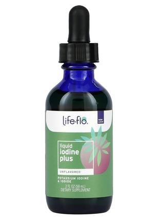 Жидкий йод плюс Life-flo liquid iodine plus для здоровья щитов...
