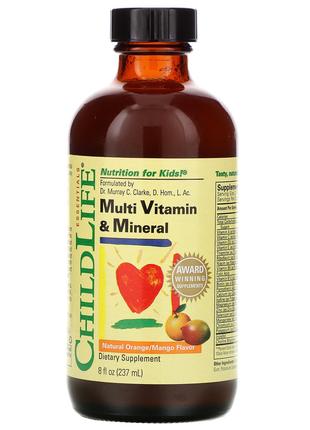 Мультивитамины и минералы для детей от 6 месяцев ChildLife вку...