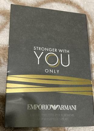 Giorgio armani  stronger with you only ea