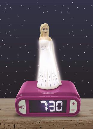 Дитячий цифровий будильник Disney з нічником Frozen Крижане серце