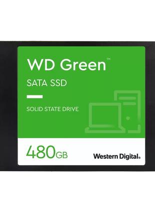 Накопичувач SSD 480GB WD Green 2.5" SATAIII TLC (WDS480G3G0A)