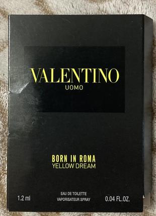 Valentino uomo born in roma yellow dream
