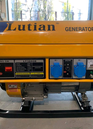 Бензиновый генератор LUTIAN 3600-B, 2.8 кВт.