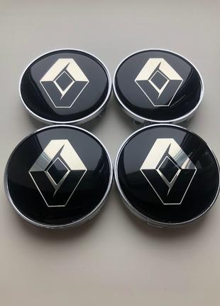 Колпачки заглушки на диски Рено Renault 68мм для дисков от БМВ