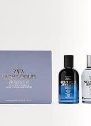 Zara Набір ароматів для чоловіків Night Pour Homme II і Night ...