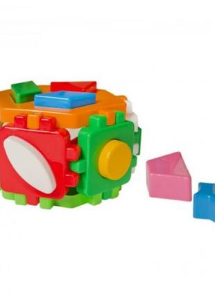 Игрушка куб "Умный малыш Гексагон 2 ТехноК" (сортер)