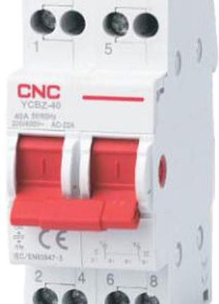 Переключатель на генератор CNC Electric YCBZ-40 2P 40A 1-0-2