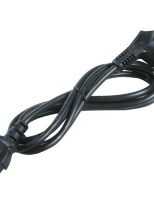 Сетевой кабель питания компьютера IEC C13 прямой, 1.5м