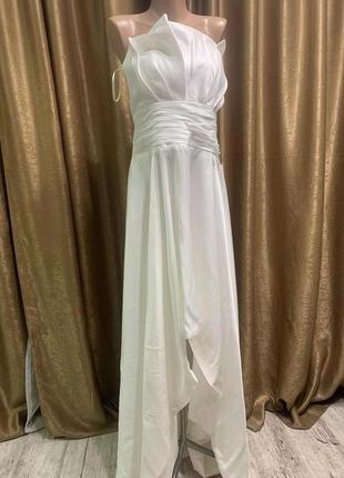 Красивейшее свадебное платье цвета айвори размер 3x 4xl 5xl