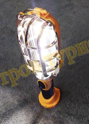 Фонарь лампа светодиодный на батарейках с магнитом и крючком