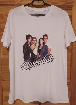 Жіноча футболка з принтом riverdale від tezenis розмір l
