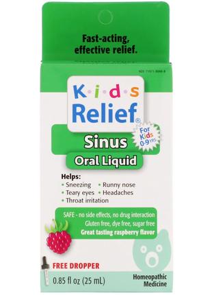 Homeolab USA, Kids Relief, жидкость для полости носа, для дете...