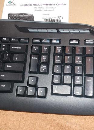 Продам беспроводную клавиатуру и мышку Logitech