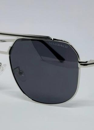 Maybach очки мужские солнцезащитные темно серые в серебристом ...
