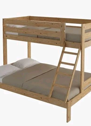 Ліжко у спальню з натурального дерева