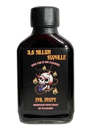 Острый соус "Evil Drops" 3 500 000 SHU!!!