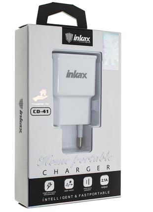 Сетевое зарядное устройство INKAX CD-41 2.1A | 1 USB