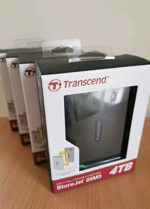 Жесткий диск внешний Transcend StoreJet 4TB USB 3.1 Iron Gray TS4