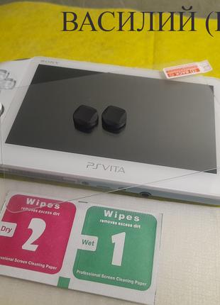 Защитное стекло скло PS Vita Slim PCH 2000 + накладки Playstation