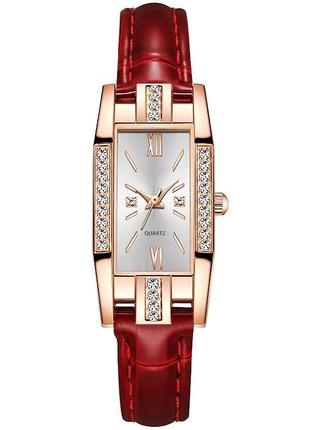 Женские наручные часы luxury красные