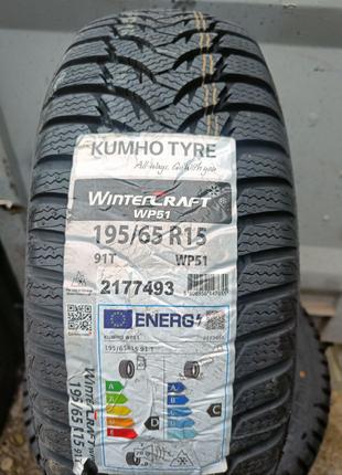 Зимові шини 195 65 R15 91T KUMHO WINTERCTAFT WP51