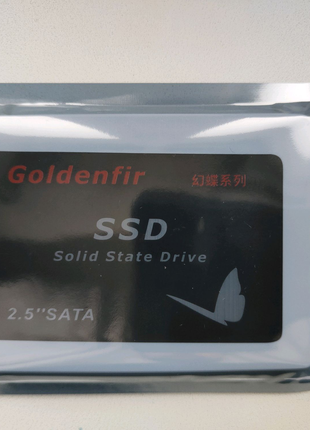 Ssd диск Goldenfir на 360 Gb.
SATA 3, 6 GB/s.