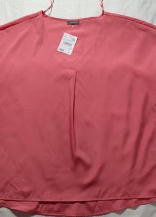 Жіноча блуза вільного крою jessica (c&a), розмір xl, рожева