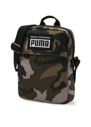 Puma academy portable bag black 078889 04 сумка на плече барсе...