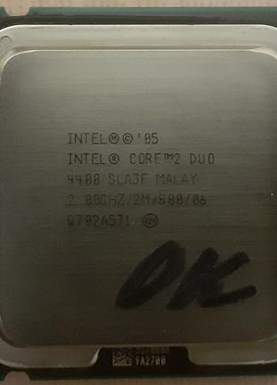 Проц 775 Intel Core 2 Duo E4400 SLA3F 2.0 GHz Тест ОК