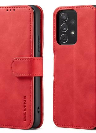 Чехол книжка Софт Тач для Samsung A33 5g красный бумажник реме...