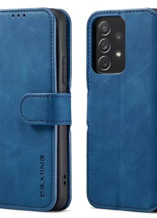 Чехол книжка Софт Тач для Samsung A33 5g синий бумажник ремешо...