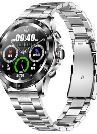 UWatch Умные смарт часы Smart Terminator New Silver