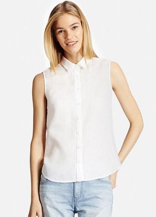 Лляна сорочка uniqlo