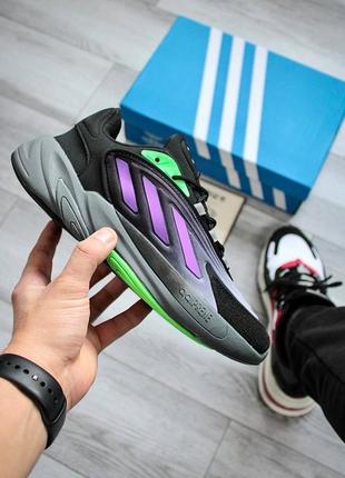 Кросівки adidas ozelia originals black purple