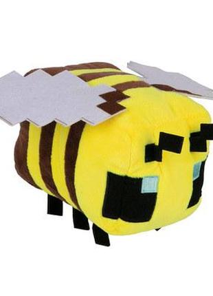 М'яка іграшка Бджола Майнкрафт 18 см Bee Minecraft