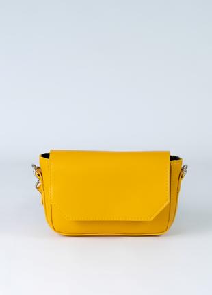 Жіноча сумка жовта сумка кросбоді сумка через плече сумка клатч